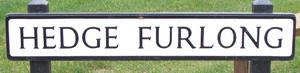 Hedge Furlong road sign